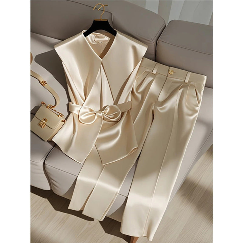 Alessa | Zweiteiliges Damen-Set mit modischem Oberteil und Hose im eleganten Stil