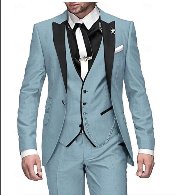 Alexander | Herren-Dreiteiler mit modernem Schnitt – elegant, vielseitig und stilvoll