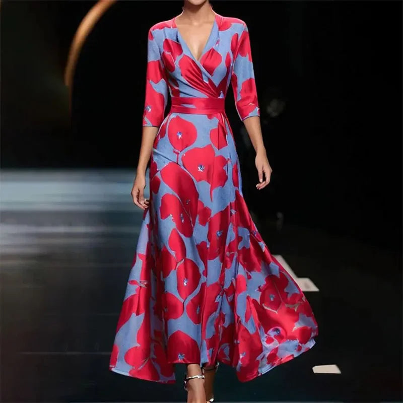Alma | Elegantes Damenkleid mit raffiniertem Ärmel-Design – Stilvoll, Vielseitig & Bequem