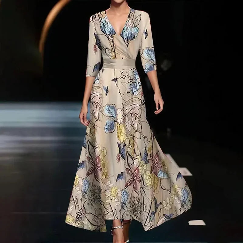 Alma | Elegantes Damenkleid mit raffiniertem Ärmel-Design – Stilvoll, Vielseitig & Bequem