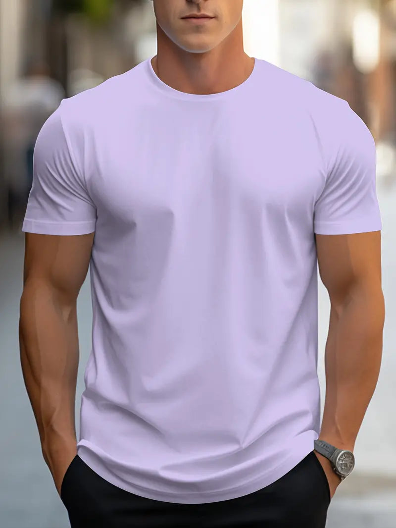 Aristos | Klassisches Herren-T-Shirt mit Rundhalsausschnitt und bequemem Schnitt