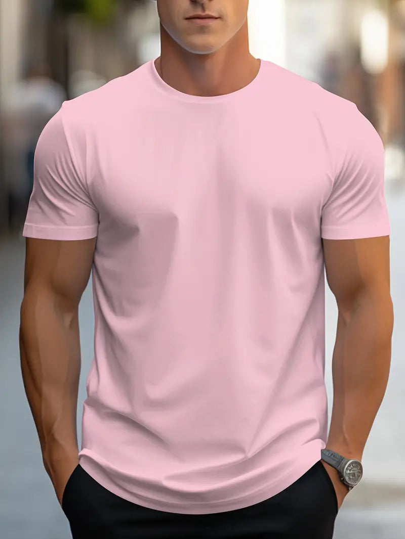 Aristos | Klassisches Herren-T-Shirt mit Rundhalsausschnitt und bequemem Schnitt