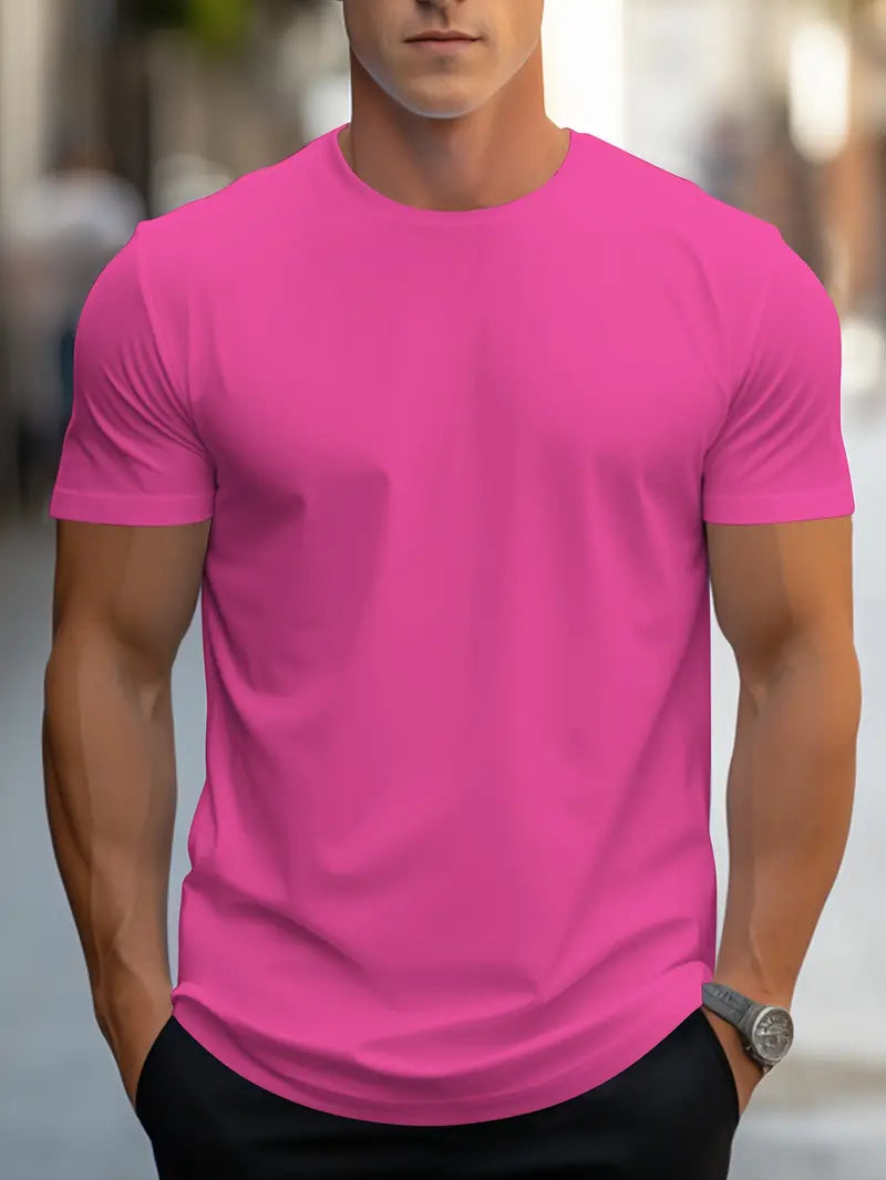 Aristos | Klassisches Herren-T-Shirt mit Rundhalsausschnitt und bequemem Schnitt