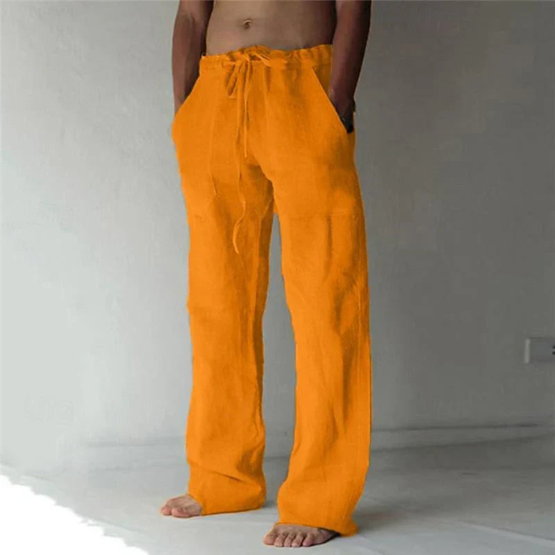 Arthur | Herren-Leinenhose mit weitem Schnitt – Luftig, Bequem & Stilvoll