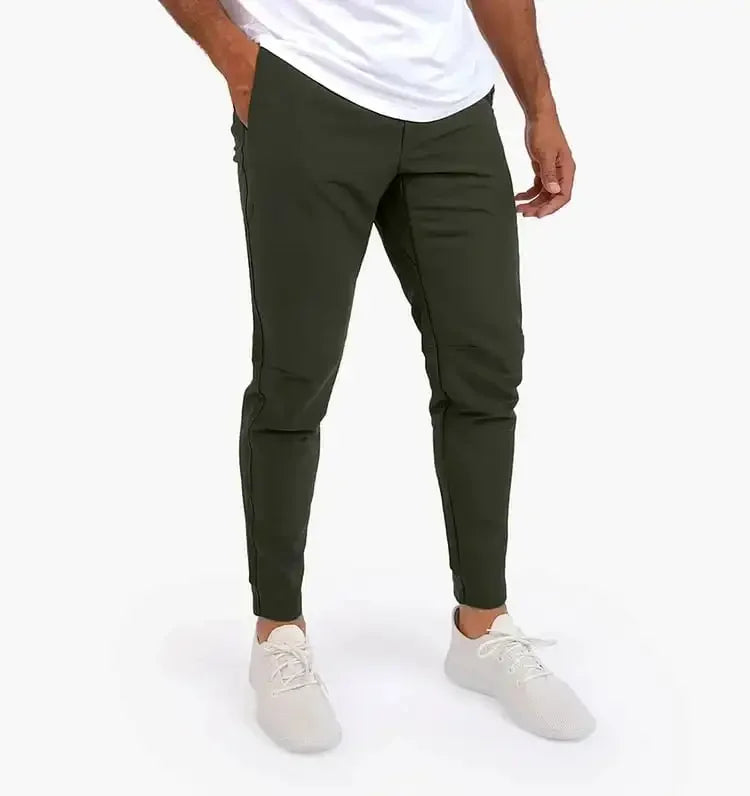 Bassino Herren Stretchhose | Bequeme Freizeithose mit elastischem Bund in vielen Farben