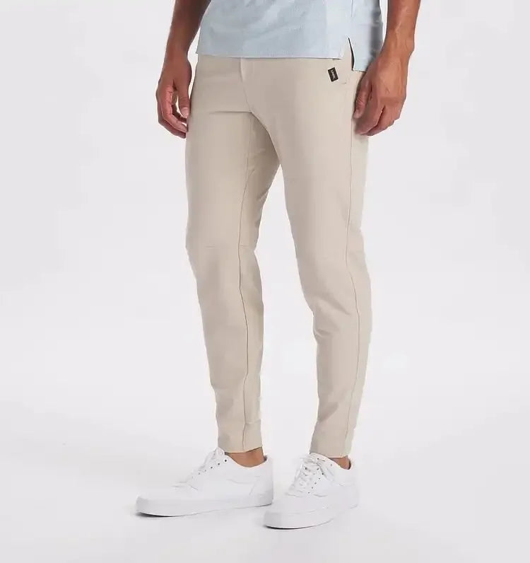 Bassino Herren Stretchhose | Bequeme Freizeithose mit elastischem Bund in vielen Farben