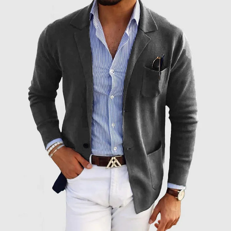 Blazer Herren – Sakko mit Pattentaschen für Business & Freizeit