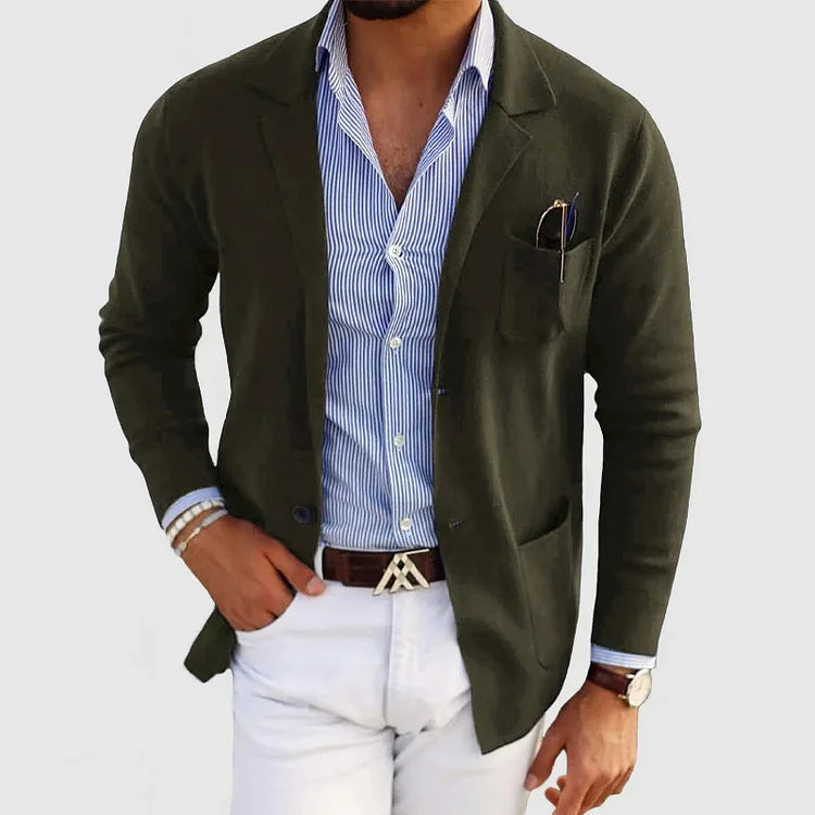 Blazer Herren – Sakko mit Pattentaschen für Business & Freizeit