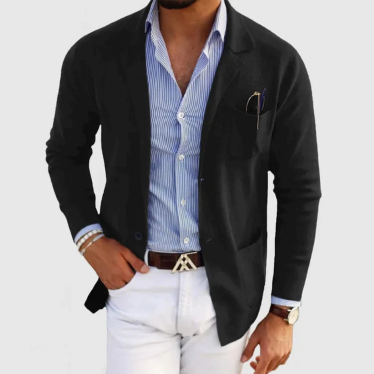 Blazer Herren – Sakko mit Pattentaschen für Business & Freizeit