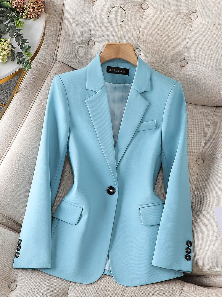 Charlotte Women's Blazer - Tailored Fit - Single-Breasted - Sophisticated Office & Formal Wear