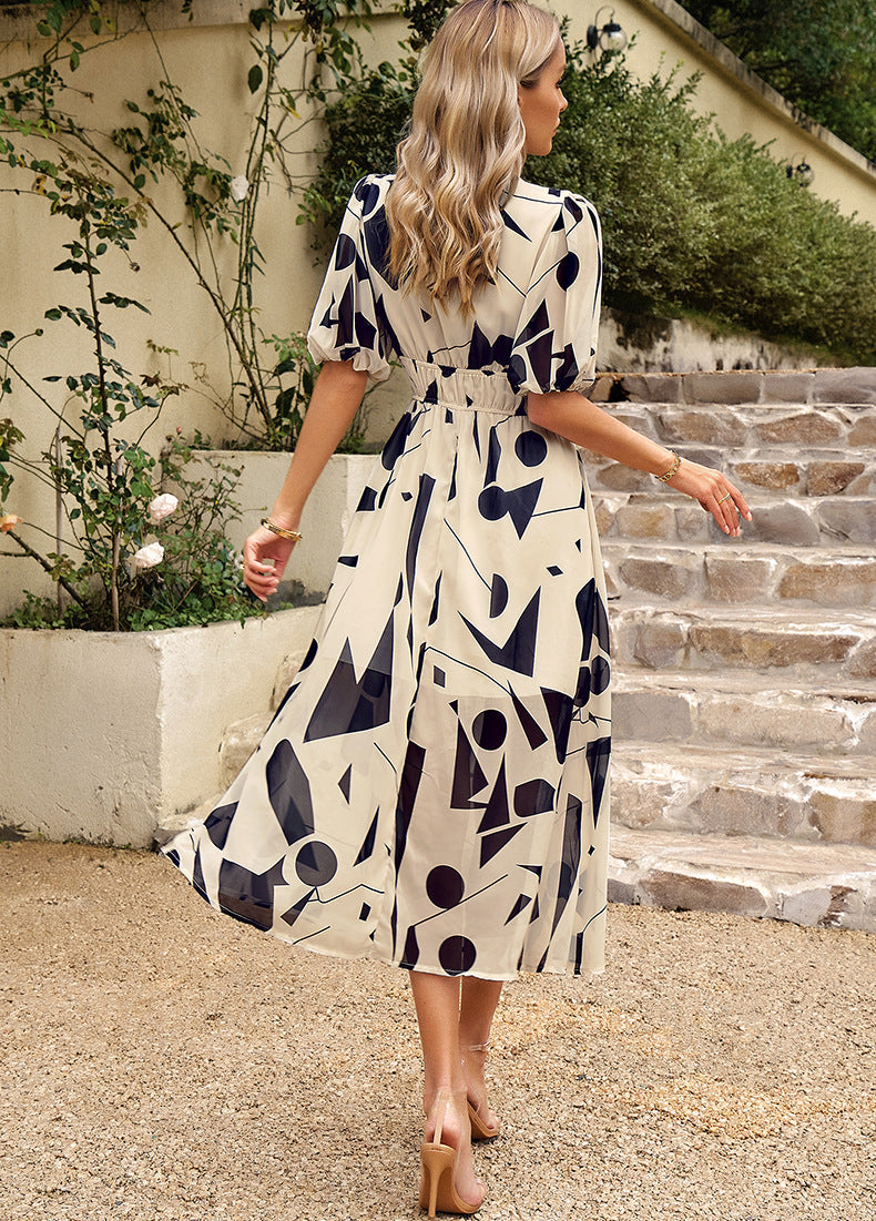 Clara Langes Sommerkleid | Fließendes Sommerkleid für Elegante Looks