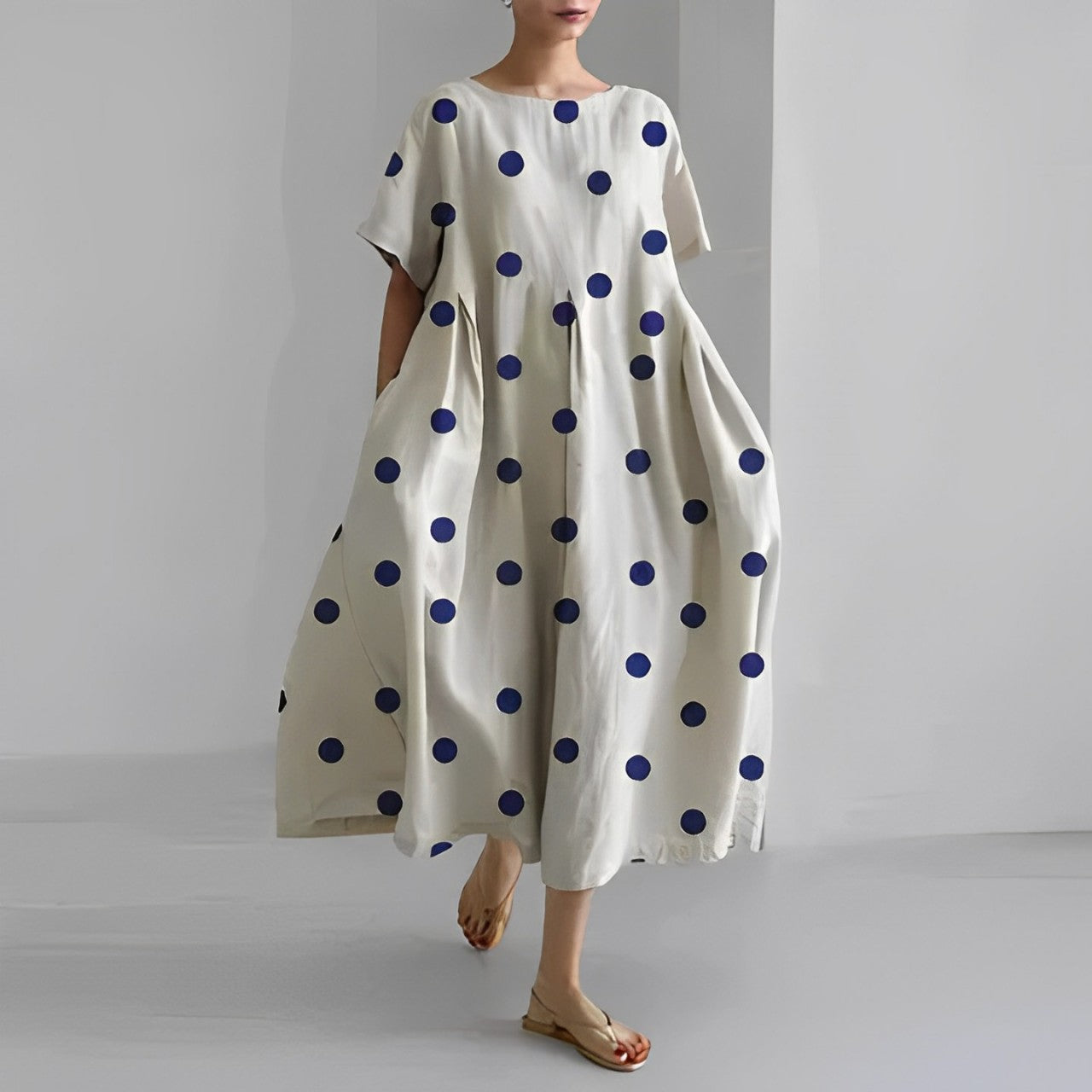 Damen Amelia Kleid | Boho-Blumenmuster für Unkomplizierte Eleganz