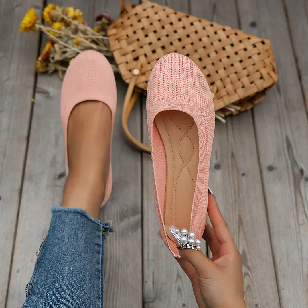 Damen Comfy Pump Schuhe | Anti-Rutsch, Atmungsaktive Komfort-Schuhe