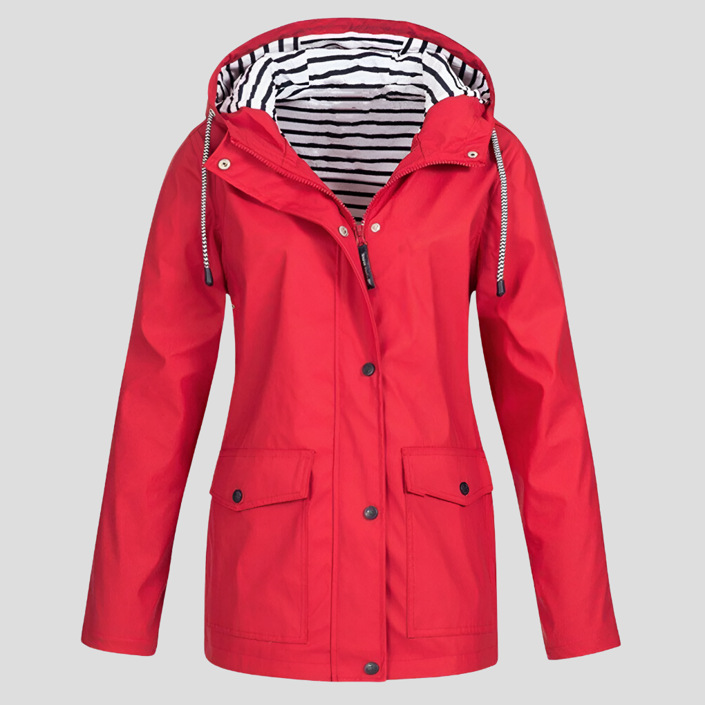 Damen Jacke – Wasserdicht & Winddicht – Mit Kapuze