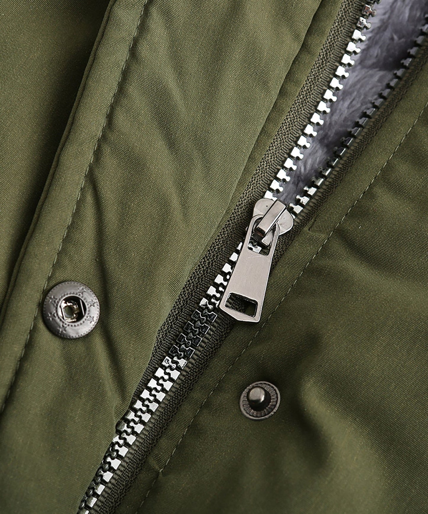 Damen Parka mit Kapuze – Warm Gefüttert mit Sherpa-Innenfutter