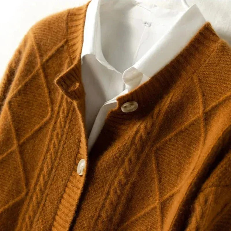 Damen Strickjacke – Klassischer Cardigan aus weichem Strick