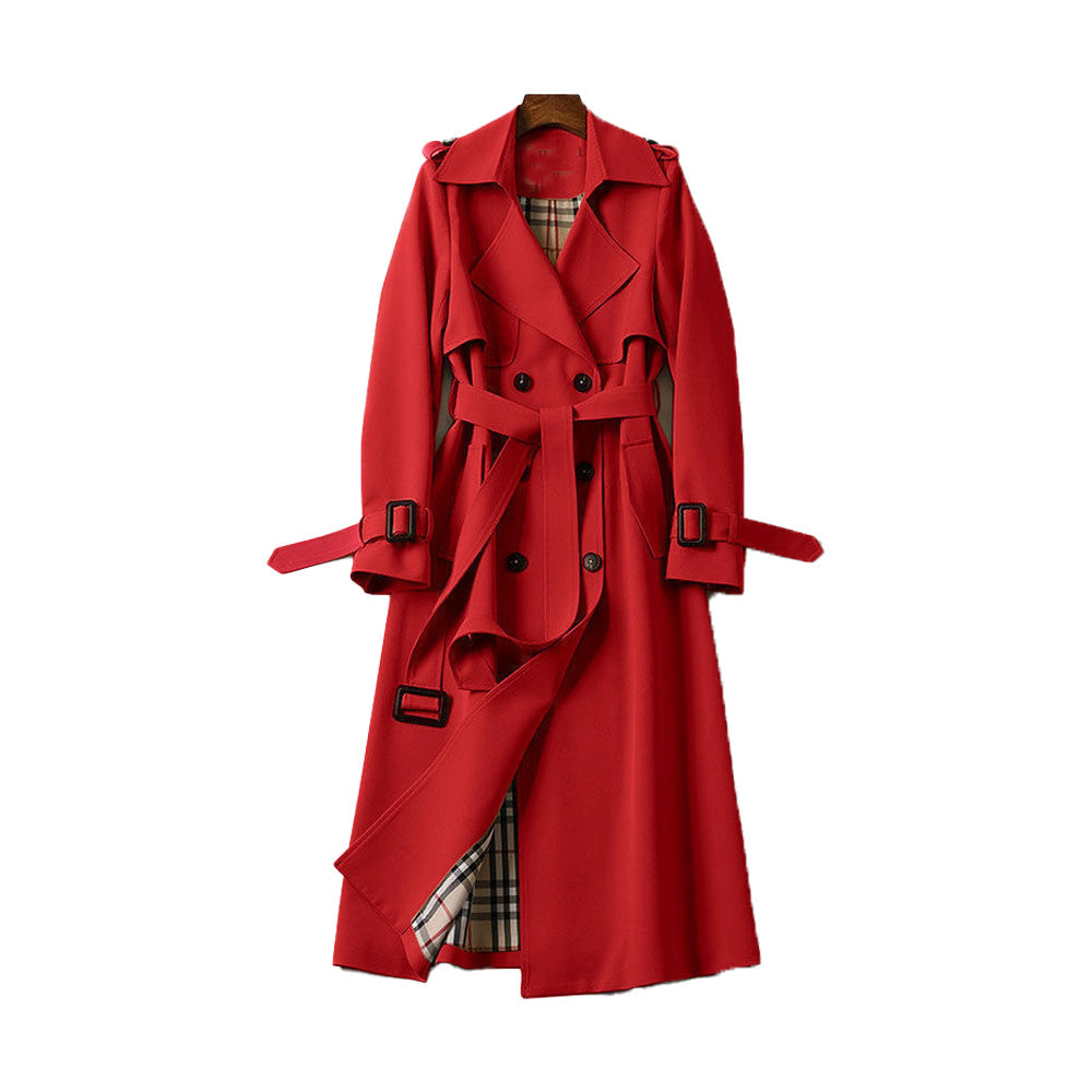 Damen Trenchcoat Doppelreihig – Klassischer Übergangsmantel Elegant