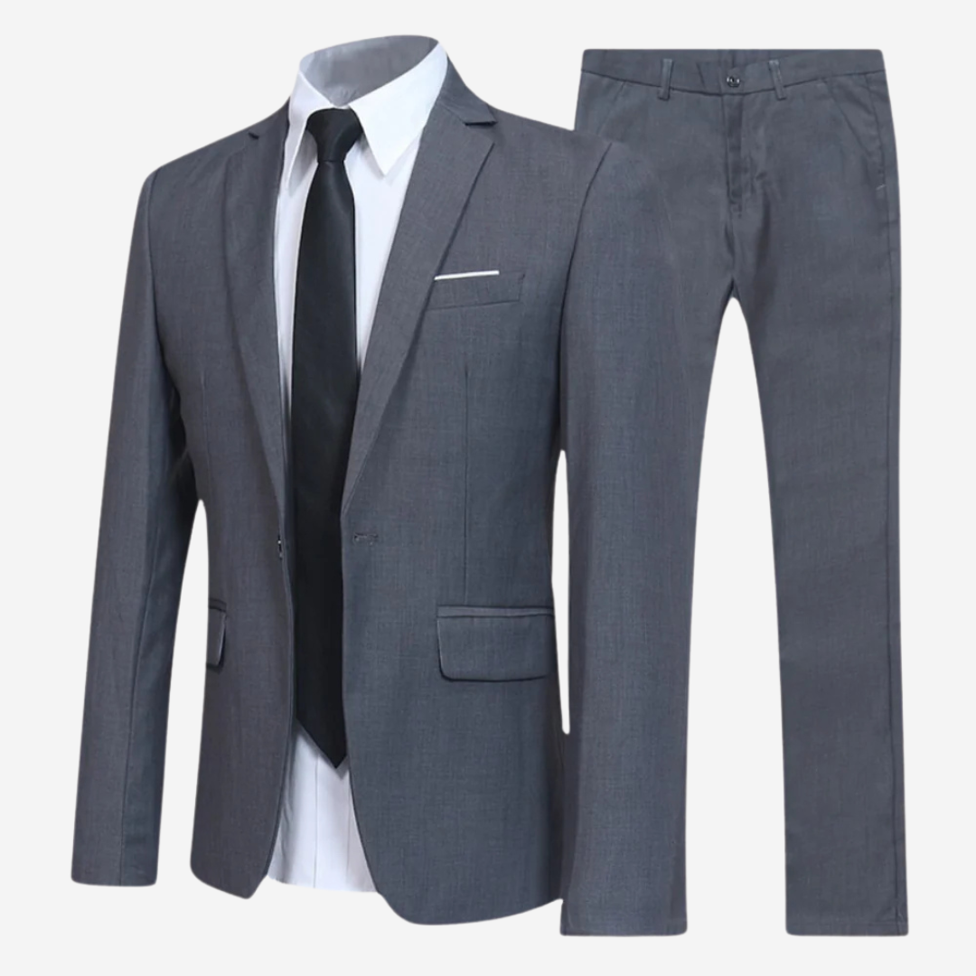 David | Zweiteiliger Herrenanzug im Slim Fit mit Blazer und Hose