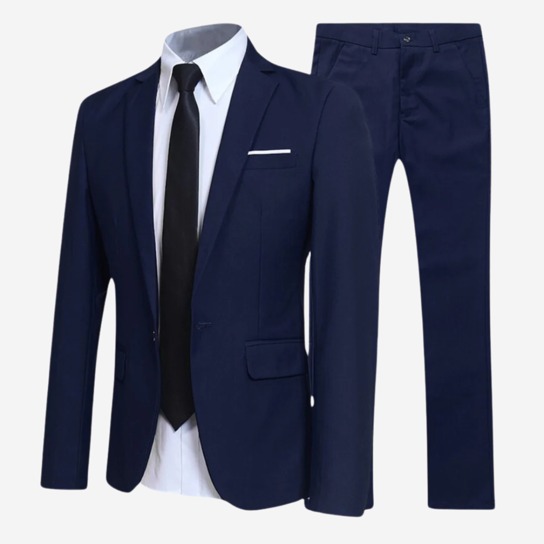 David | Zweiteiliger Herrenanzug im Slim Fit mit Blazer und Hose