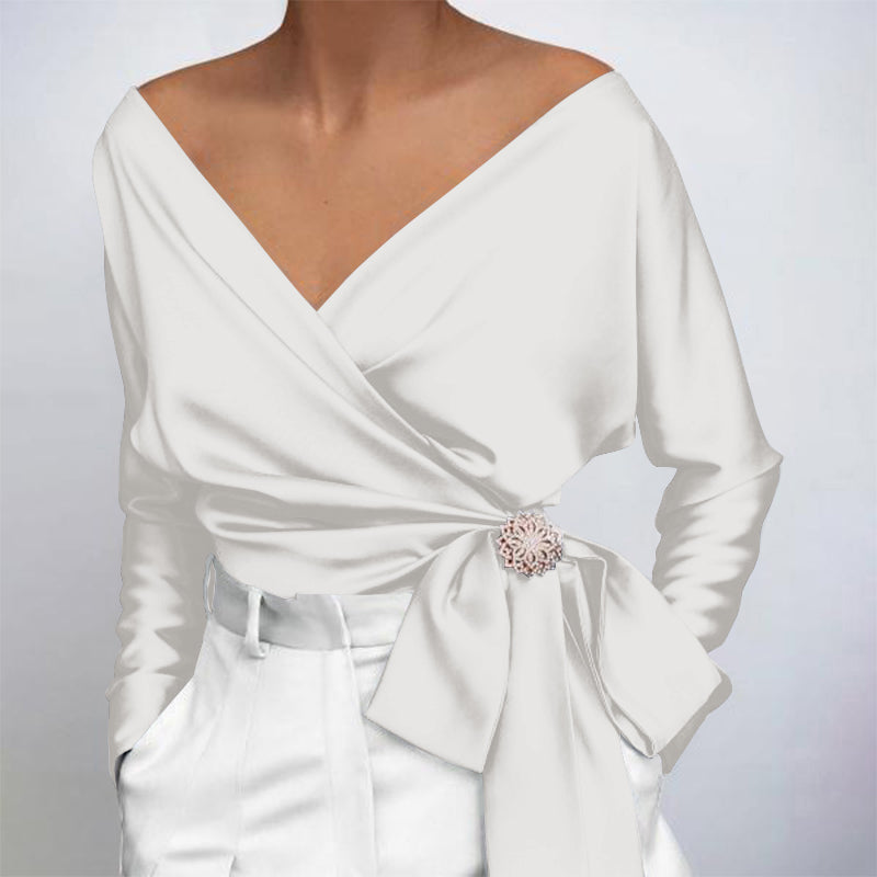 Davina | Seidenbluse für Damen | Luxuriös, elegant & vielseitig kombinierbar