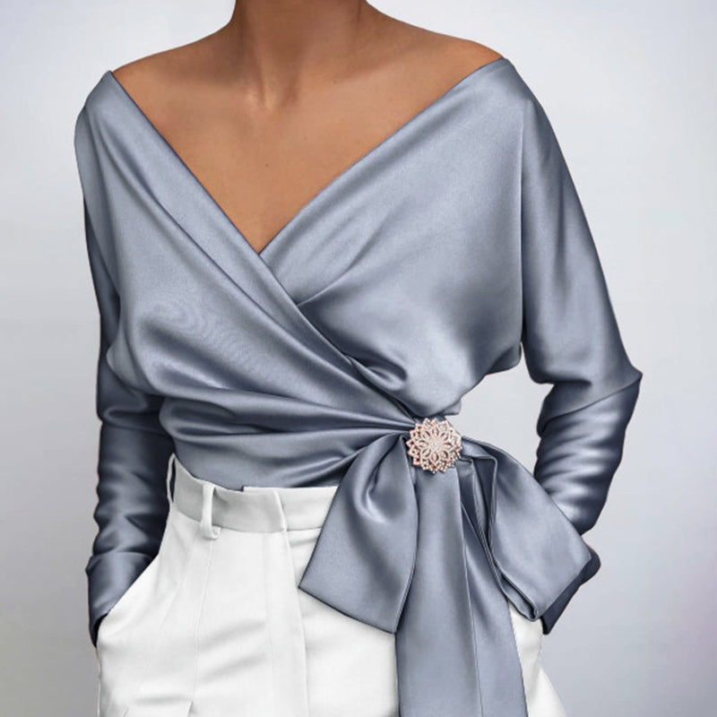 Davina | Seidenbluse für Damen | Luxuriös, elegant & vielseitig kombinierbar