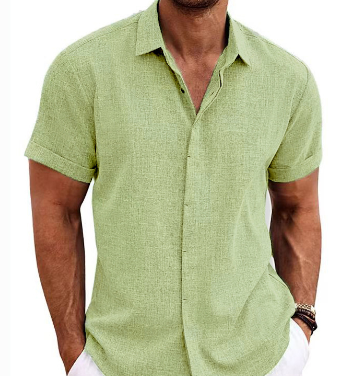 Dominik | Stilvolles Herren-Kurzarmhemd mit bequemem Schnitt und sommerlichem Design