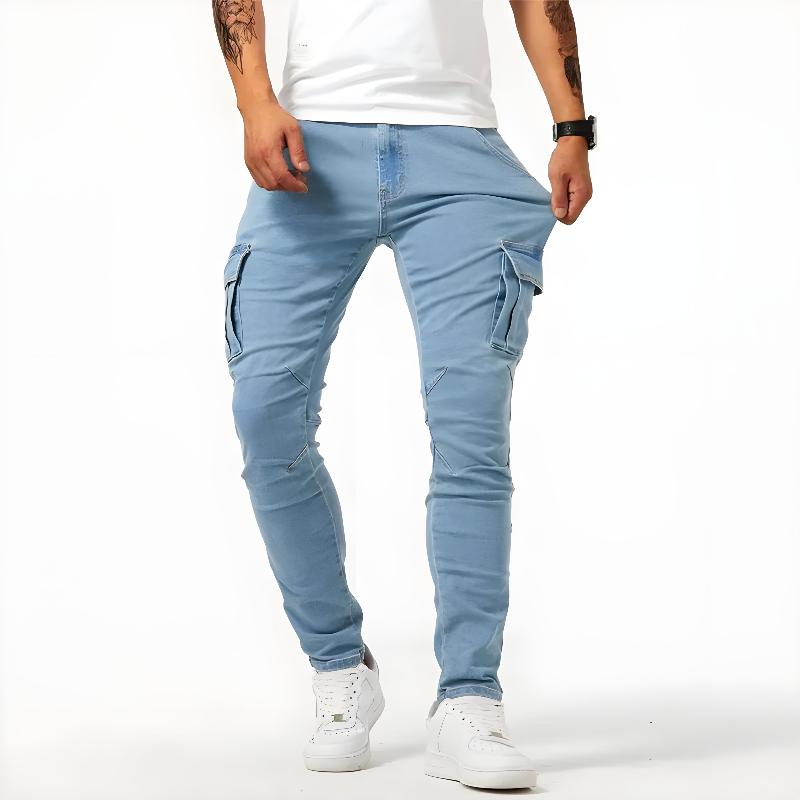 Edvard | Stretch-Cargo-Hose für Herren mit Comfort-Fit und praktischen Taschen