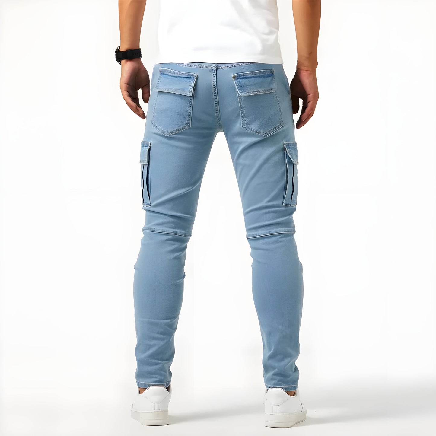 Edvard | Stretch-Cargo-Hose für Herren mit Comfort-Fit und praktischen Taschen