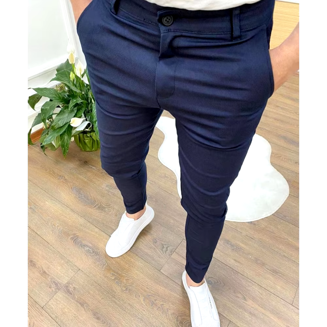 Elegante Herren Business-Hose | Vielseitige Stoffhose für Büro und Alltag