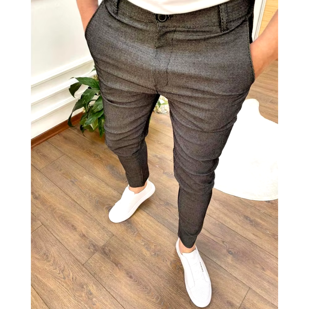 Elegante Herren Business-Hose | Vielseitige Stoffhose für Büro und Alltag