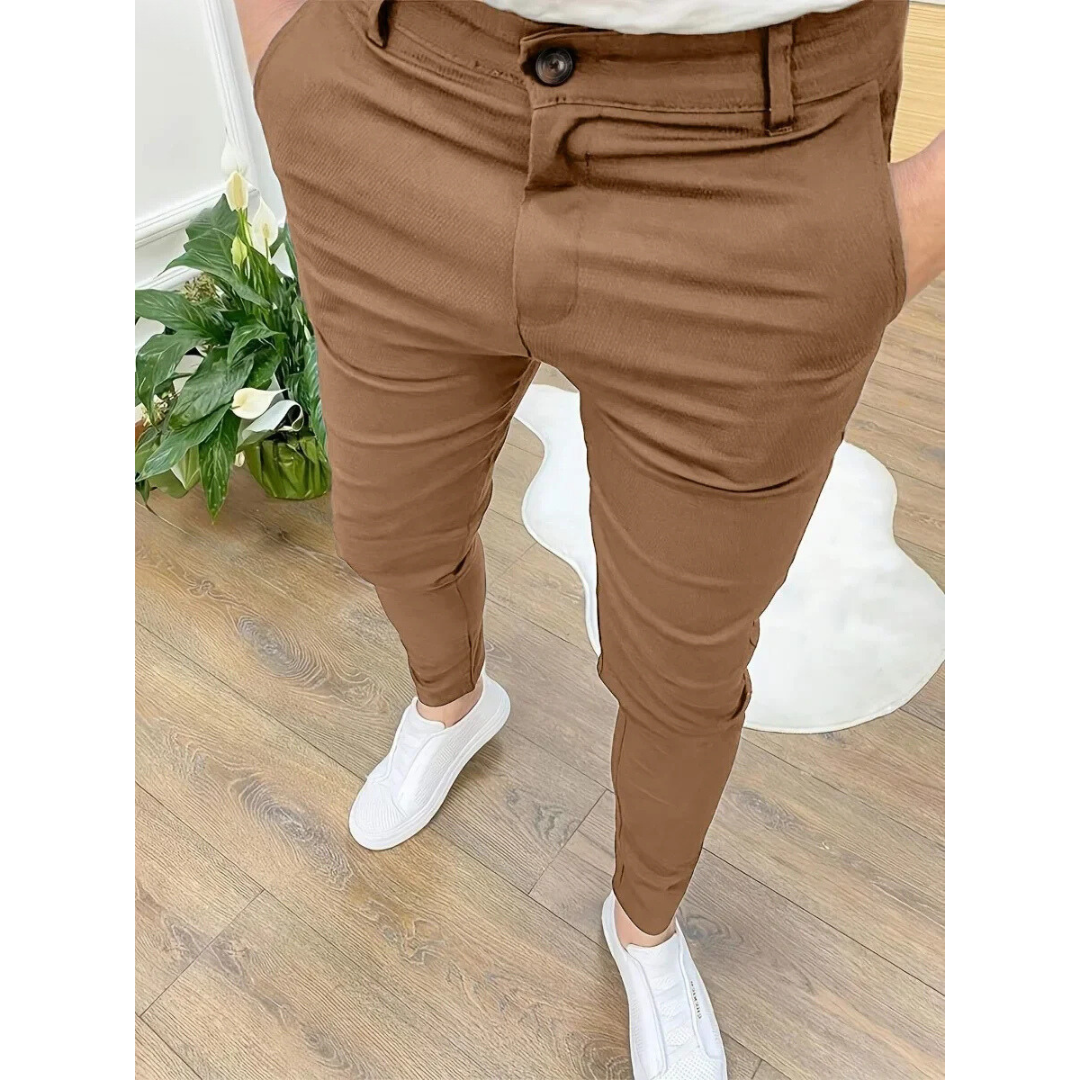 Elegante Herren Business-Hose | Vielseitige Stoffhose für Büro und Alltag