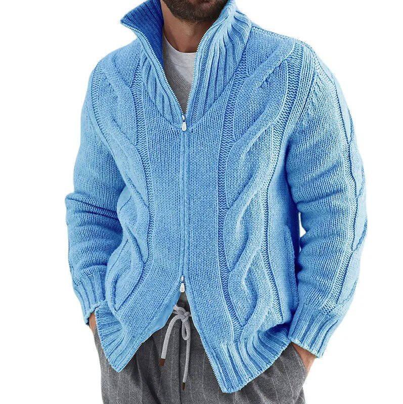 Eleganter Herren-Cardigan aus hochwertiger Wolle – Stilvoll und warm