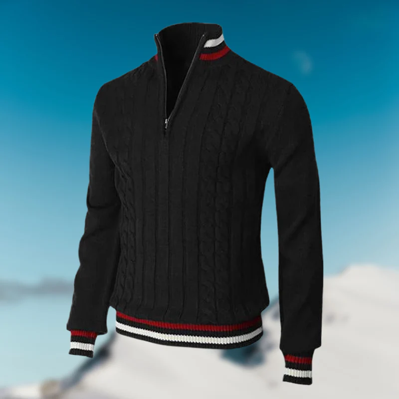 Eleganter Herrenpullover mit klassischem Kragen für jeden Anlass