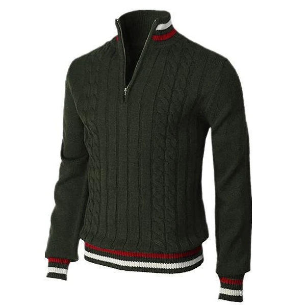 Eleganter Herrenpullover mit klassischem Kragen für jeden Anlass