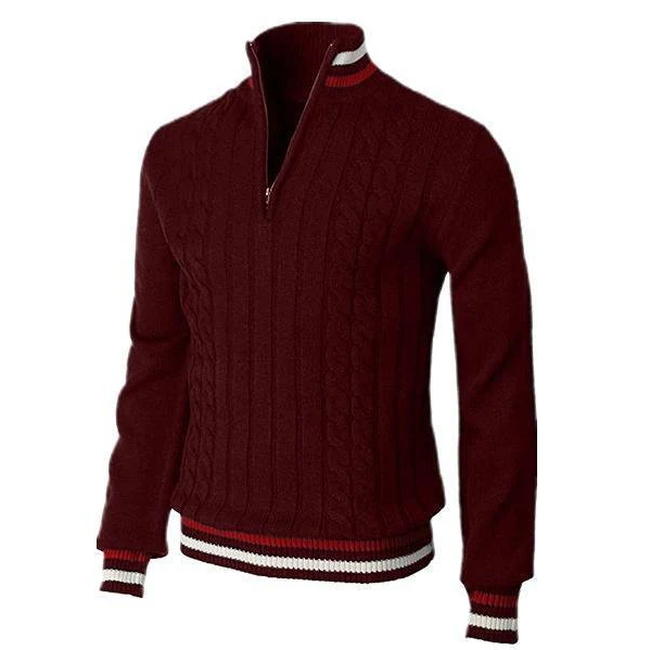 Eleganter Herrenpullover mit klassischem Kragen für jeden Anlass