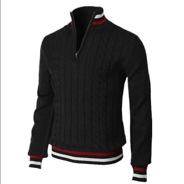 Eleganter Herrenpullover mit klassischem Kragen für jeden Anlass