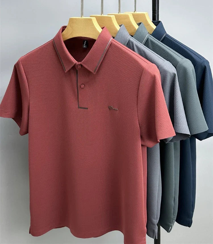 Elias Herren Polo-Shirt | Klassisches Poloshirt mit Kragen in vielen Farben