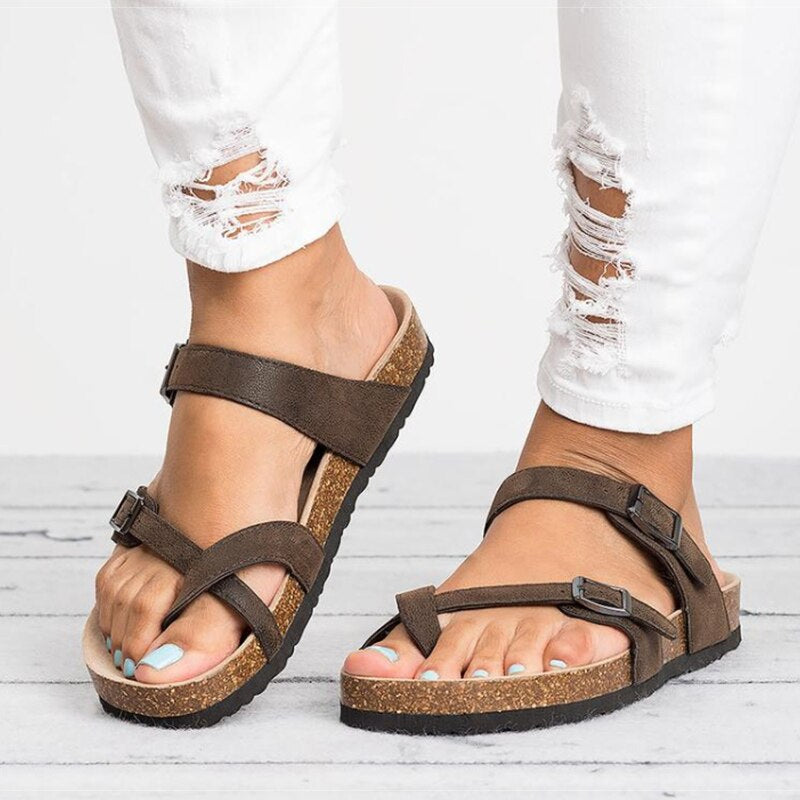 Elisa | Orthopädische Sandalen im Römischen Stil für Damen | Stilvoll, bequem & gesundheitsfördernd