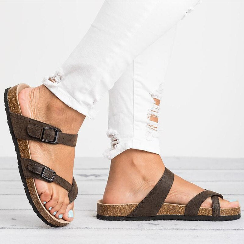 Elisa | Orthopädische Sandalen im Römischen Stil für Damen | Stilvoll, bequem & gesundheitsfördernd