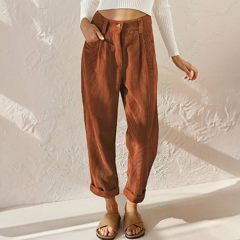 Elise | Lässige Cordhose für Damen | Bequem, stilvoll & vielseitig
