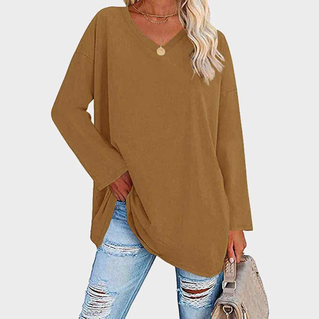Emilia | Elegante Damen bluse mit langen Ärmeln | Stilvoll, vielseitig & bequem