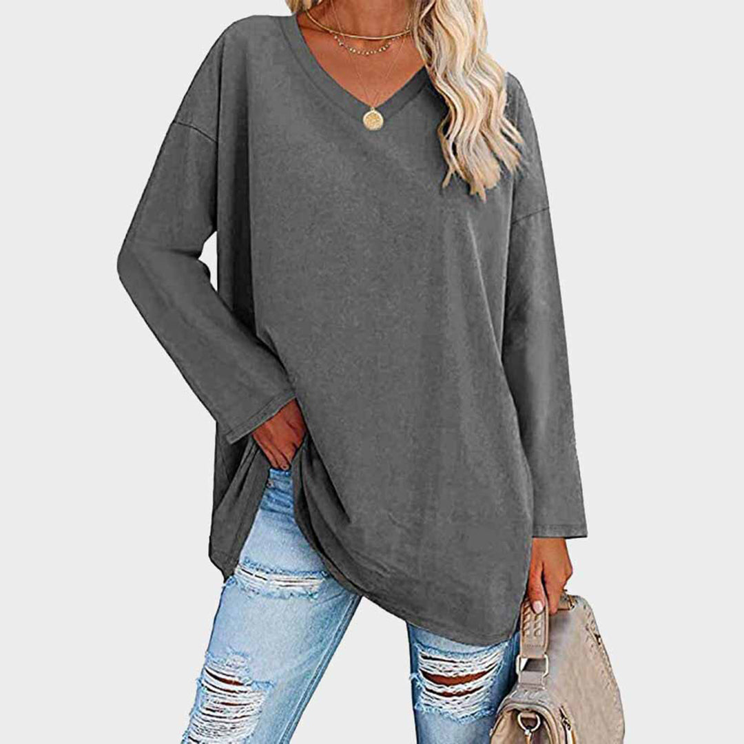 Emilia | Elegante Damen bluse mit langen Ärmeln | Stilvoll, vielseitig & bequem