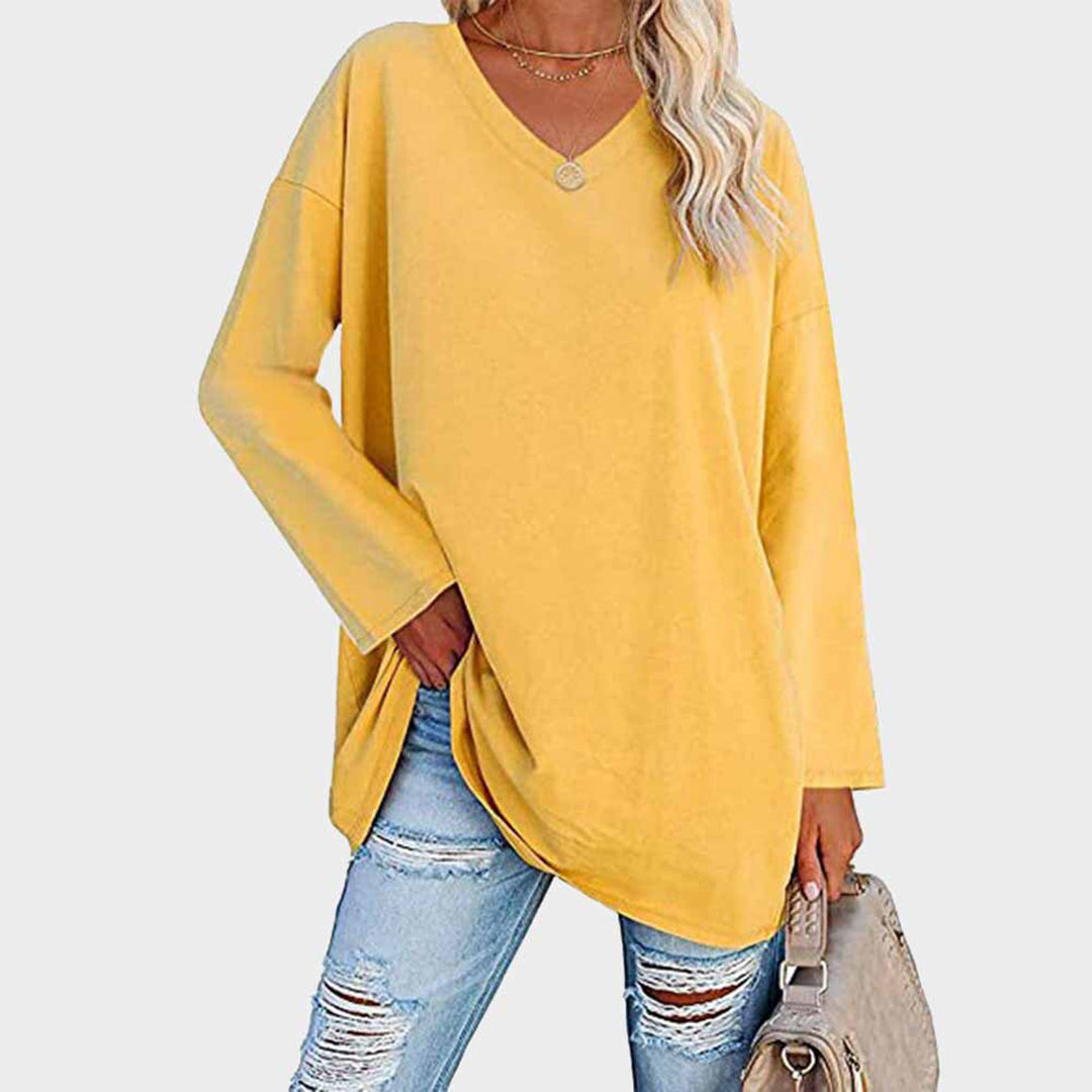 Emilia | Elegante Damen bluse mit langen Ärmeln | Stilvoll, vielseitig & bequem