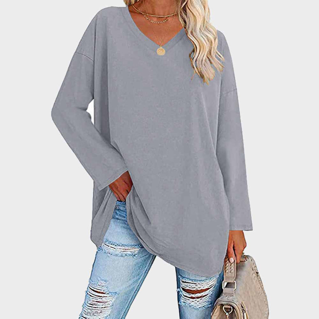 Emilia | Elegante Damen bluse mit langen Ärmeln | Stilvoll, vielseitig & bequem