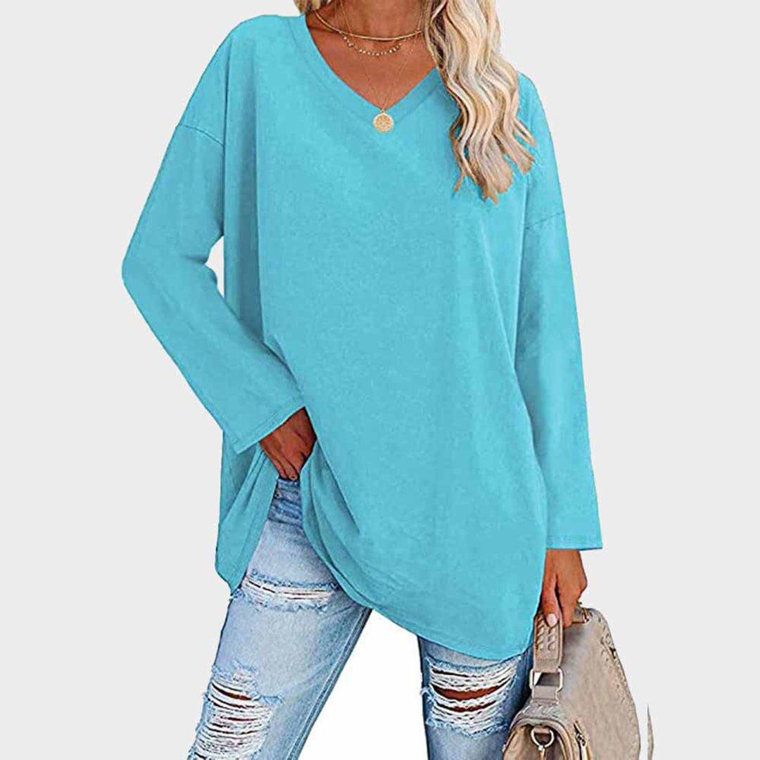 Emilia | Elegante Damen bluse mit langen Ärmeln | Stilvoll, vielseitig & bequem