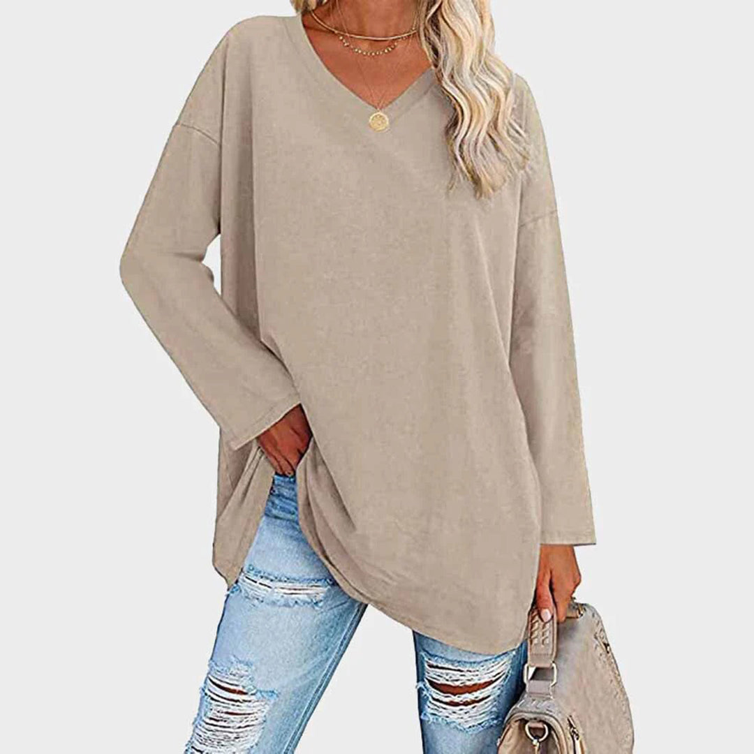 Emilia | Elegante Damen bluse mit langen Ärmeln | Stilvoll, vielseitig & bequem