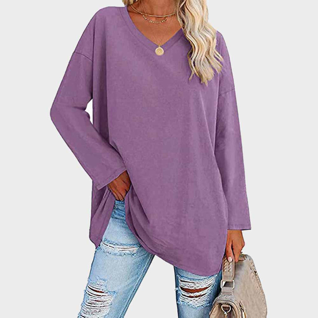 Emilia | Elegante Damen bluse mit langen Ärmeln | Stilvoll, vielseitig & bequem