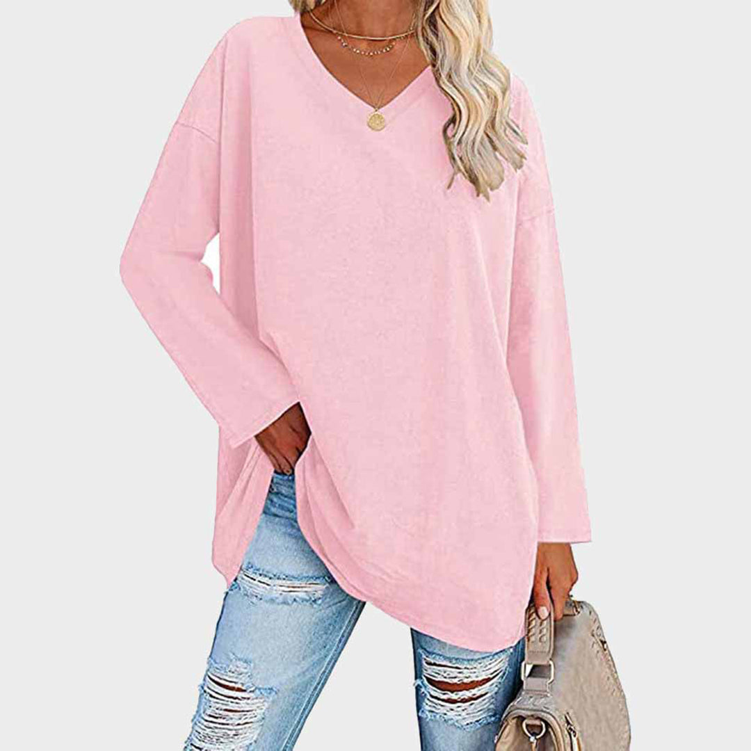 Emilia | Elegante Damen bluse mit langen Ärmeln | Stilvoll, vielseitig & bequem