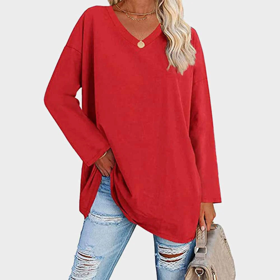Emilia | Elegante Damen bluse mit langen Ärmeln | Stilvoll, vielseitig & bequem
