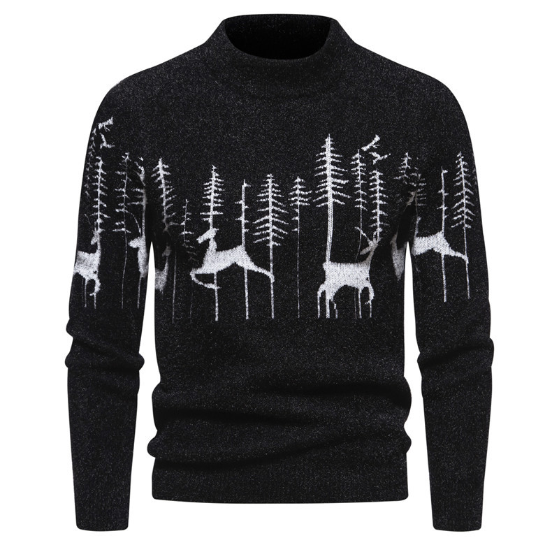 Festlicher Herrenpullover mit Weihnachtsdesign – Stilvoll und Bequem für die Feiertage